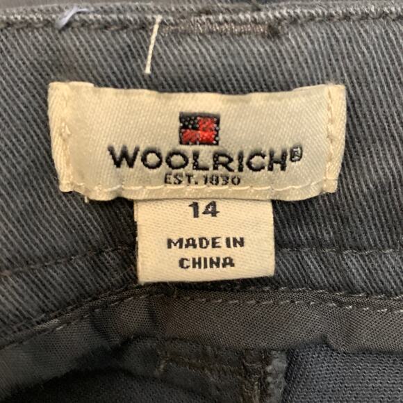 Woolrich Pant Women 14 Gray Sunday Chino Mid-Rise Skinny Lightweight New - Picture 2 of 10